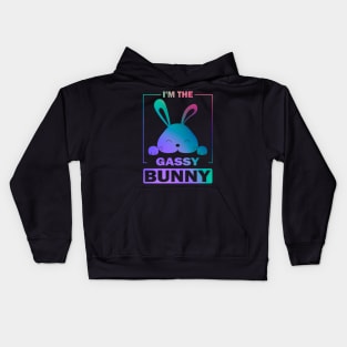 Happy Easter Gift, I'm The Gassy Bunny Kids Hoodie